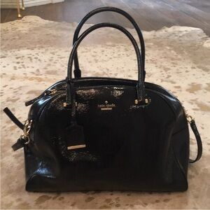 Kate Spade Black Patent Large Handbag Bag